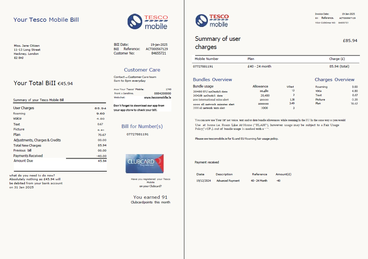  Minol USA business utility bill 